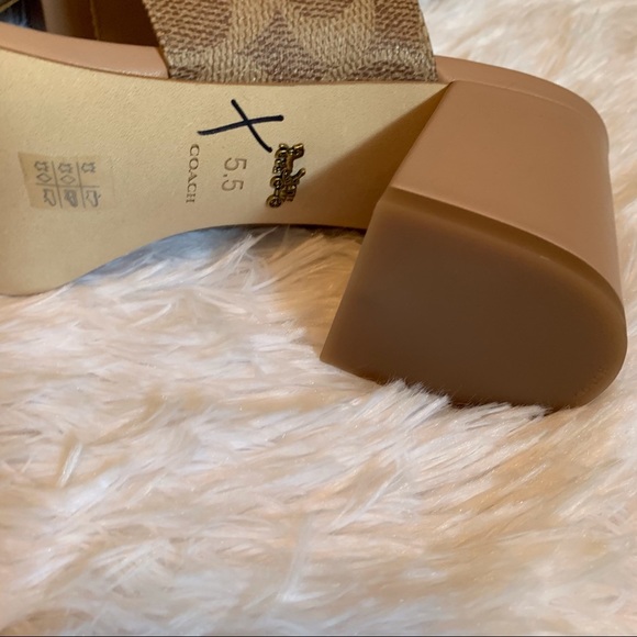 Coach Mae Mule Sig Pra Heel - Picture 12 of 16